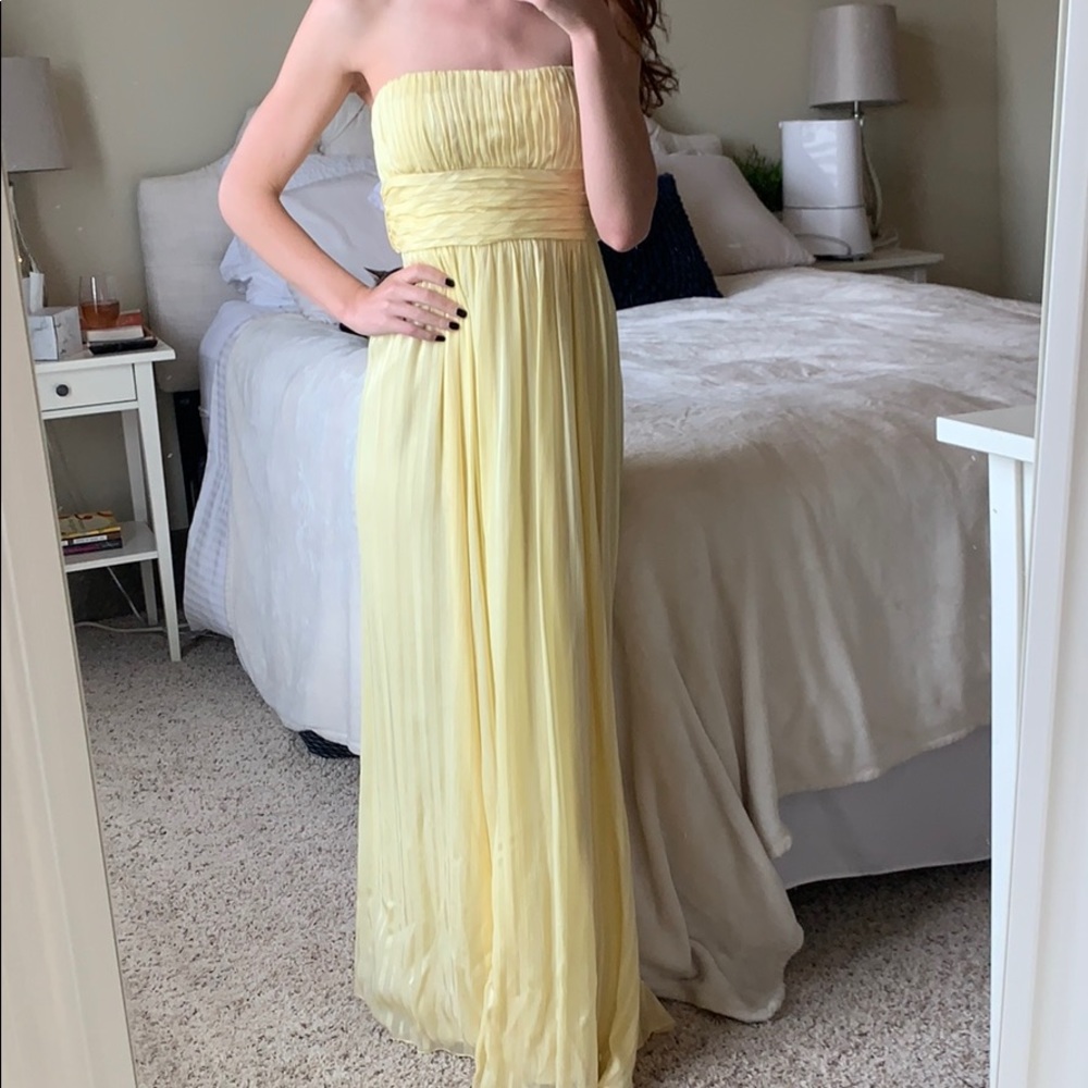BCBG 2P yellow gown